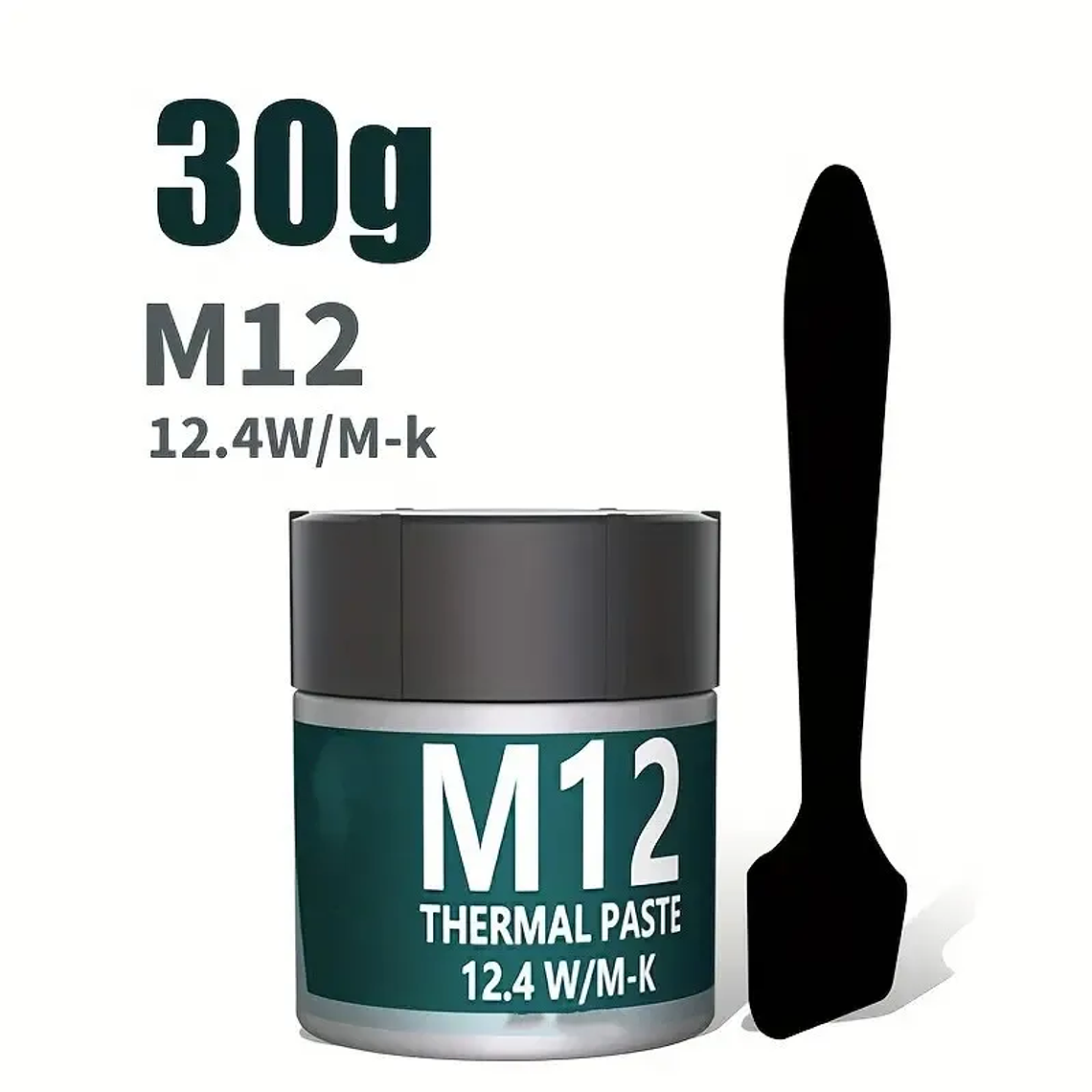 Pasta térmica EP, pasta de grasa conductora térmica de rendimiento 12,4 W/MK 1/4/8/15/30g para juegos, PC, PS5, CPU, refrigeración GPU 9