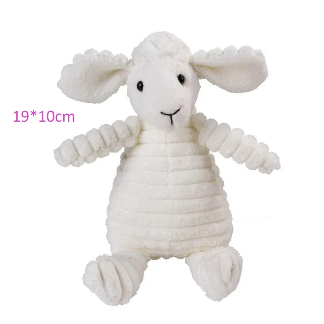 Juguete de peluche para perros con forma de animales, juguetes chirriantes resistentes a mordeduras, juguetes de pana para perros pequeños y grandes, accesorios de entrenamiento para cachorros y masc 19