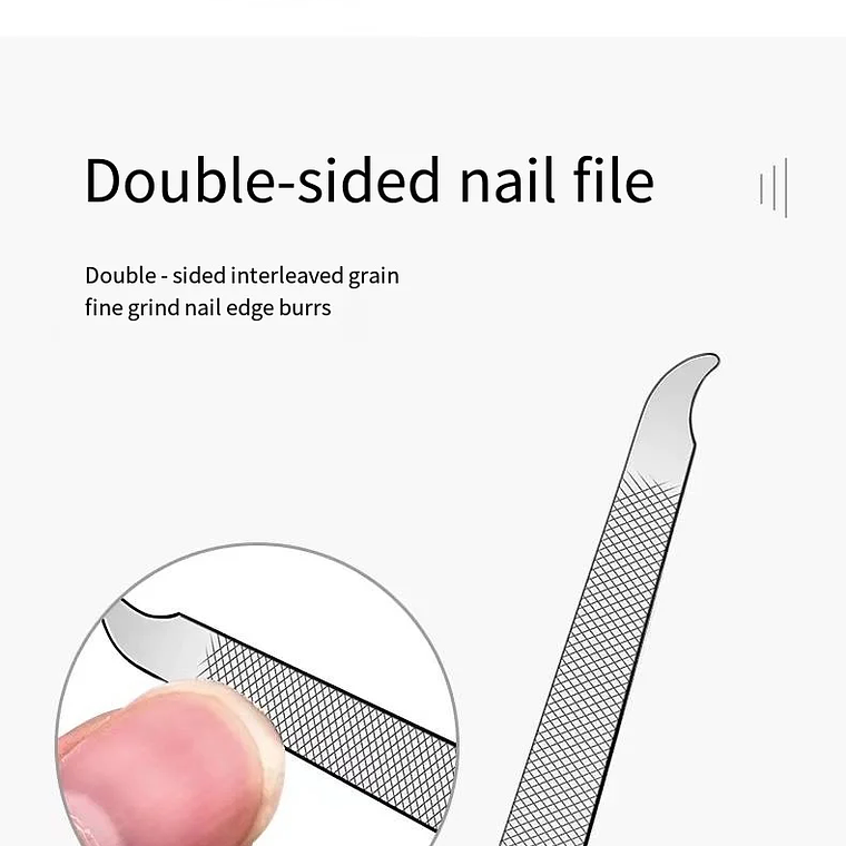 Juego de tijeras de uñas para hombre y mujer, cortaúñas especial de gama alta para el hogar, herramientas de belleza de manicura, 6 piezas portátiles para el hogar 19