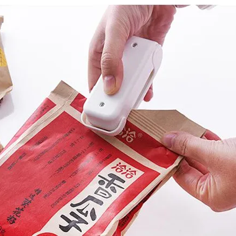 Mini máquina de sellado de bolsas Hea, sellador de paquetes, bolsas de plástico térmico para alimentos 13