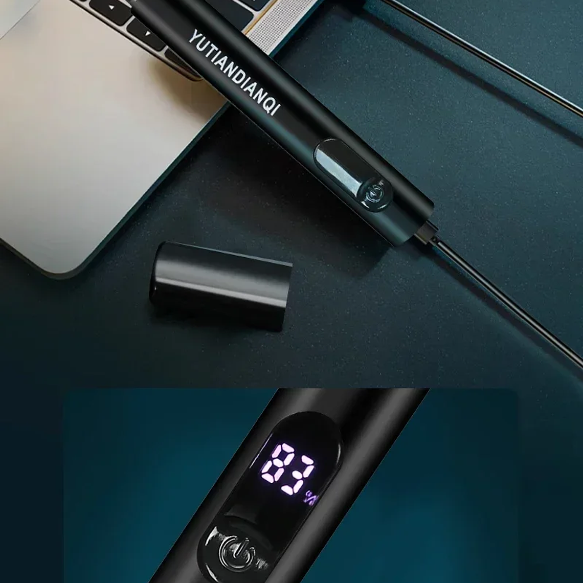 Cortadora de pelo eléctrica portátil 2 en 1 para hombres, cortadora de pelo para orejas y nariz, profesional, indolora, 2024 30