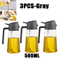 Botella pulverizadora de aceite de 200/300/500ml, pulverizador de aceite de oliva para cocinar barbacoa, pulverizador de aceite para hornear de plástico, botella vacía, botella de vinagre o cepillo  - thumbnail 21