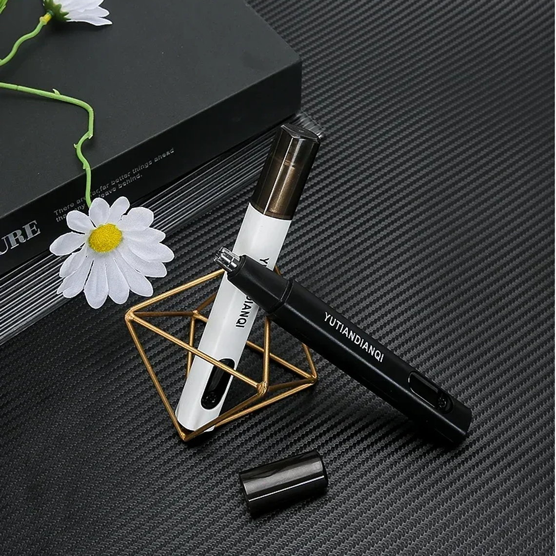 Cortadora de pelo eléctrica portátil 2 en 1 para hombres, cortadora de pelo para orejas y nariz, profesional, indolora, 2024 38