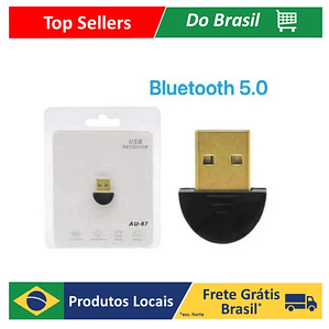 Receptor E Adaptador USB Bluetooth 5.0 Enchufe usb Transmisor de audio para Notebook