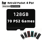 Tarjeta TF para Retroid Pocket 4 Pro, tarjeta SD para juegos retro portátiles, preinstalada con 70000 JUEGOS, 450 JUEGOS de PSP, 480 JUEGOS de PS2, memoria de 512 GB. - Miniatura 4