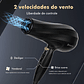 Secador de pelo profesional, 110/220V, 1800W, negro/dorado, de Brasil - Miniatura 14