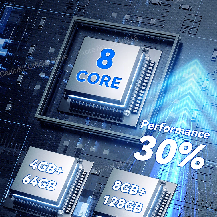 8G+128G Carlinkit CarPlay Ai Box LED Android 13 Inalámbrico Android Auto CarPlay Video TV Box Qualcomm SM6225 Caja de transmisión de 8 núcleos para VW Ford Kia Toyota Honda Benz MG BYD Mazda 25