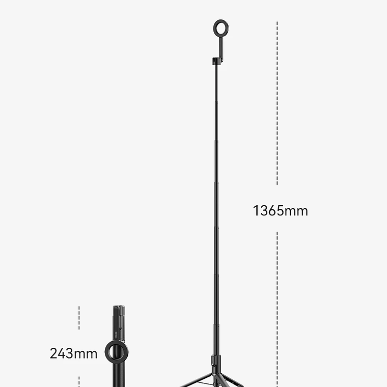 Ulanzi MG-003 Pro trípode magnético para palo Selfie para teléfono 1,36 m trípode Selfie extensible para iPhone 15 14 13 12 Vlog transmisión en vivo 19