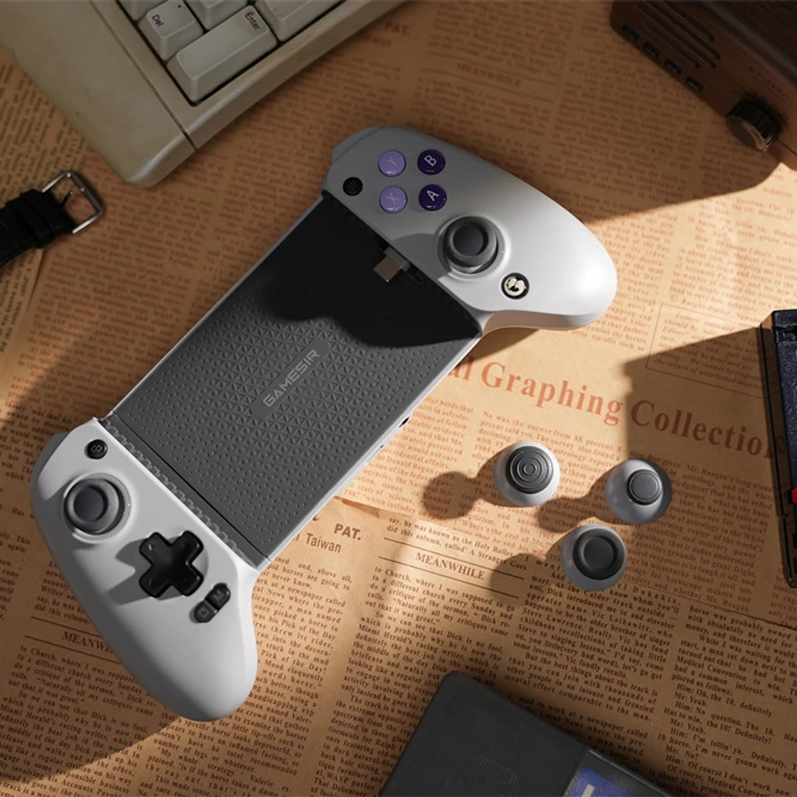 GameSir-Gamepad G8 Galileo para android, mando para PS4, PS5, mando para teléfono móvil, Efecto Hall Stick para iPhone 15, Android 34