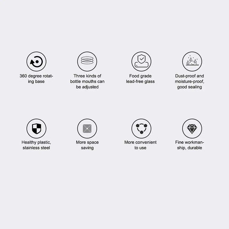 Salero de almacenamiento giratorio para cocina, condimentos y condimentos para puerta 5