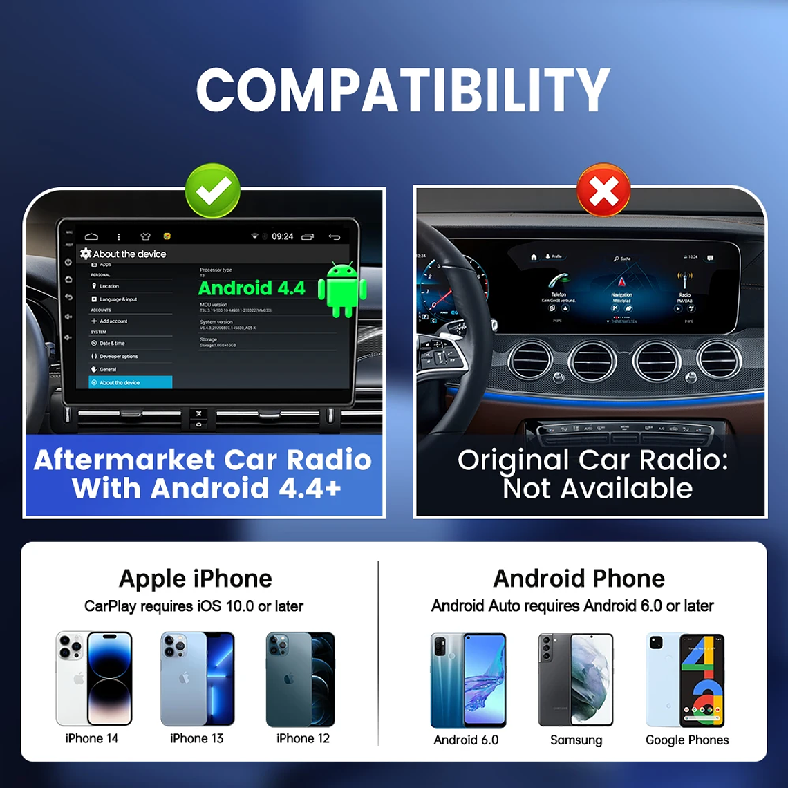 Gran oferta CarlinKit USB inalámbrico y con cable CarPlay Dongle Android Auto AI Box Mirrorlink reproductor Multimedia para coche Bluetooth conexión automática 6