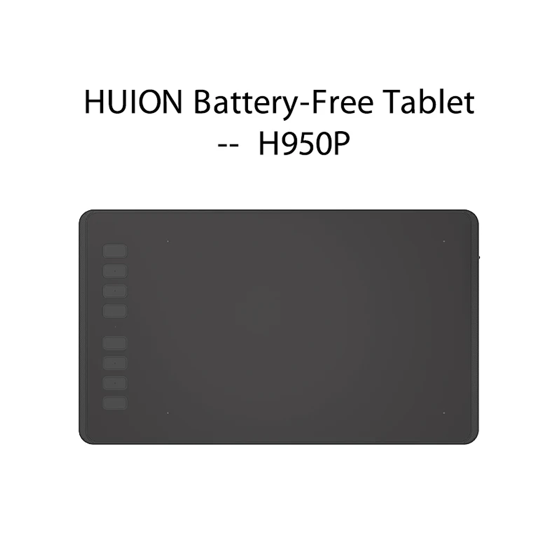 HUION-Tabletas gráficas ultraligeras H640P H950P, Tablet Digital con bolígrafo de dibujo, Stylus sin batería, para PC, teléfono Android mesa digitalizadora huion 7