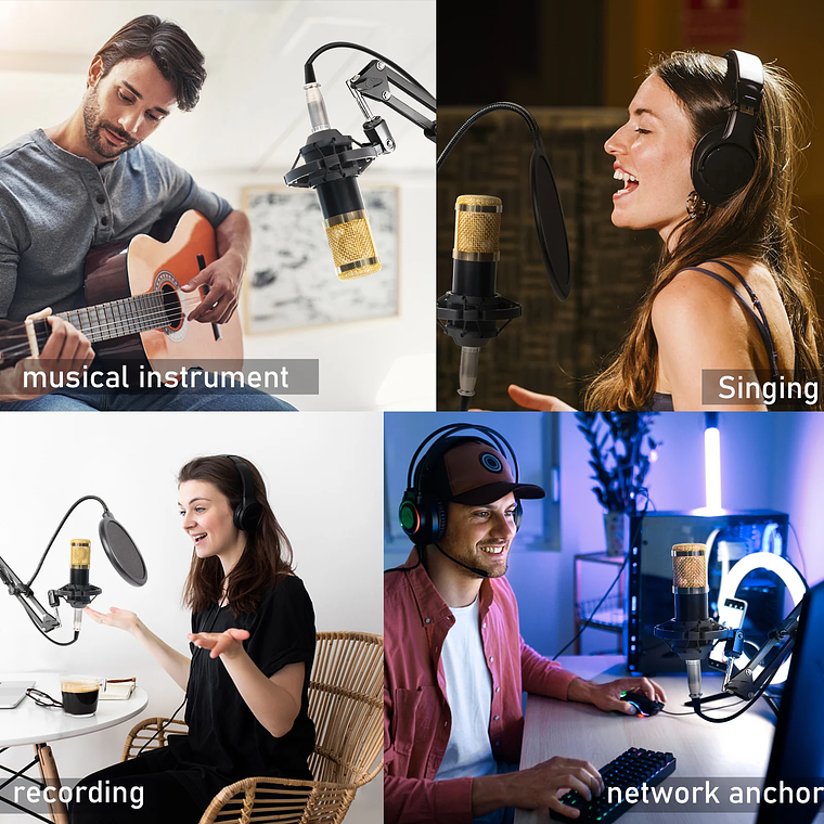 Micrófono articulado de brazo Bm800 para PC Brasil electrónica de consumo brazo ARM ARM ARM micrófono articulado 16