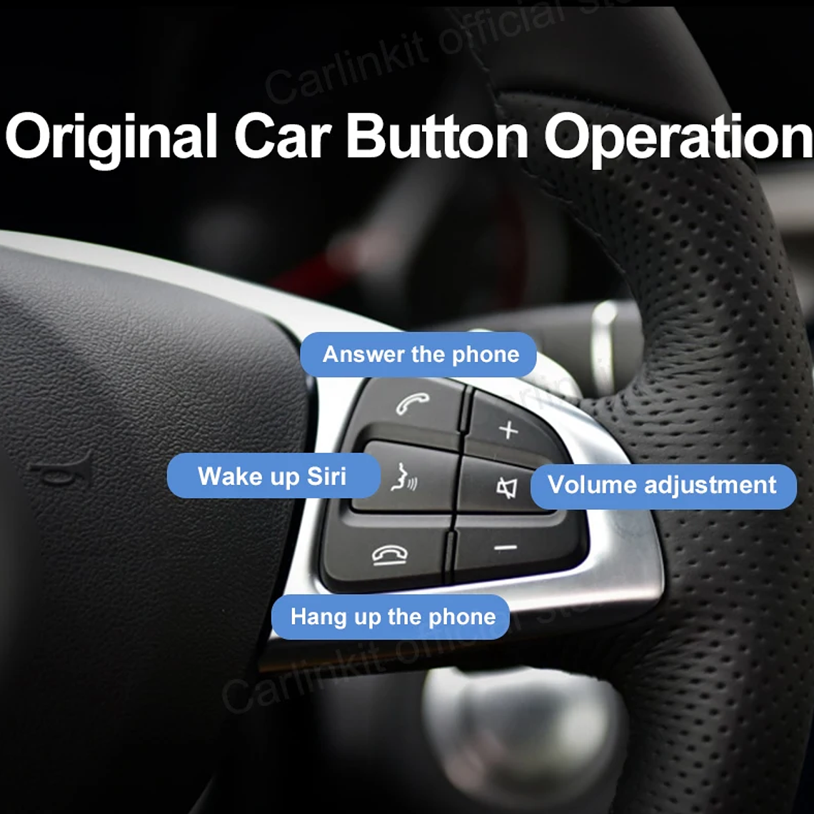 Gran oferta CarlinKit USB inalámbrico y con cable CarPlay Dongle Android Auto AI Box Mirrorlink reproductor Multimedia para coche Bluetooth conexión automática 26