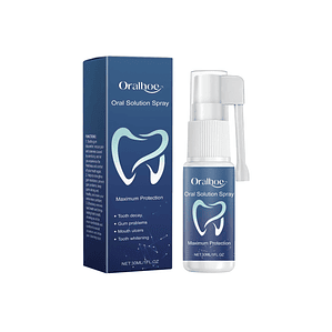 Oralhoe Oral Solution Spray Freshens Breath Cleans Teeth Promotes Mouth Hygiene