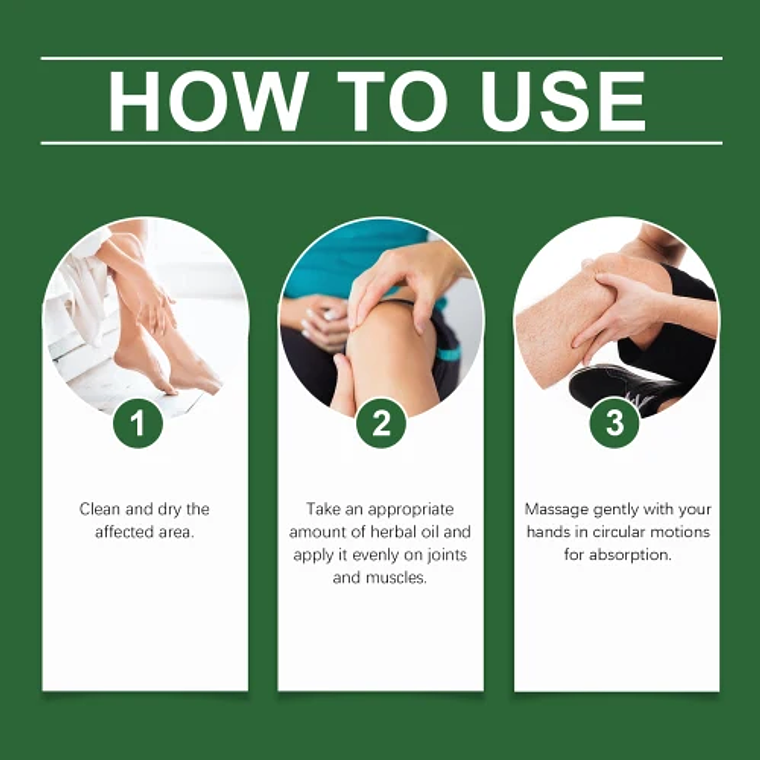 West Month Herbal Compost  Moisturizing Massage Daily Joint Care Essential Oil 5