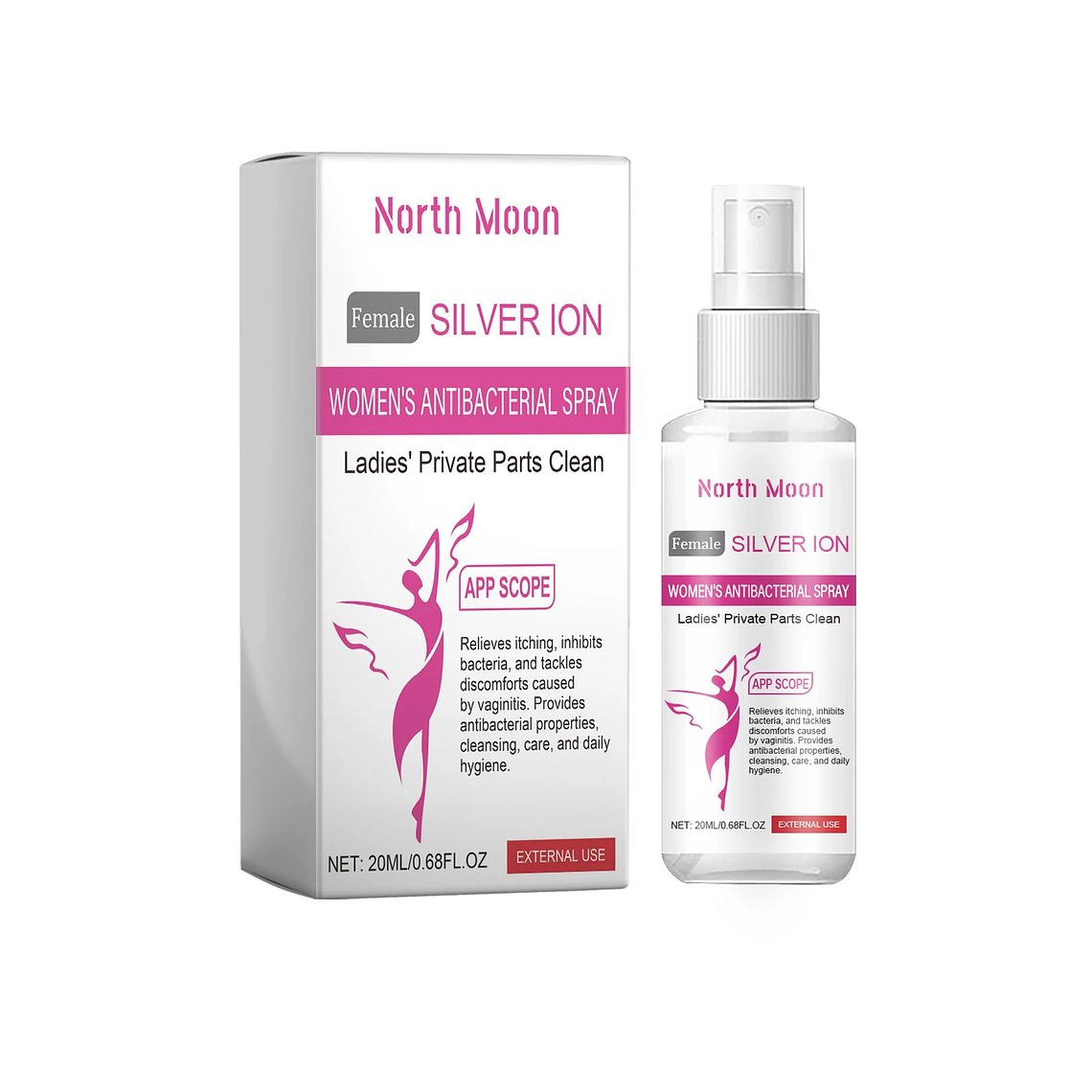 North Moon Women's Yoni Spray Fresh and Nourishing Body Moisturizer for Gentle Skin Care 1