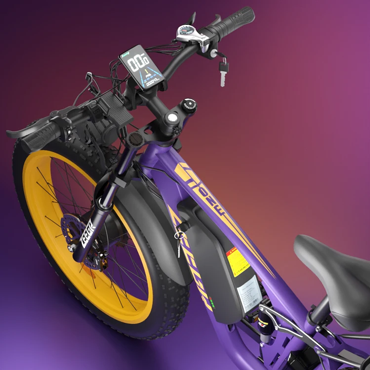 2000w Dual Motor Ebike 26inch 7speed Electric Fat Tire Bike 48v Electric Bike Wholesale Long Range Electric Mountain Bike 2