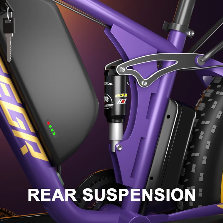 2000w Dual Motor Ebike 26inch 7speed Electric Fat Tire Bike 48v Electric Bike Wholesale Long Range Electric Mountain Bike 4