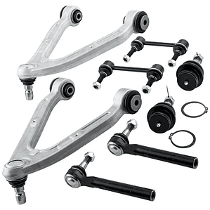 Steering Suspension Kit Front Control Arm Set Tie Rod Sway Bar for Hummer H3