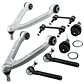Steering Suspension Kit Front Control Arm Set Tie Rod Sway Bar for Hummer H3 - Miniatura 2