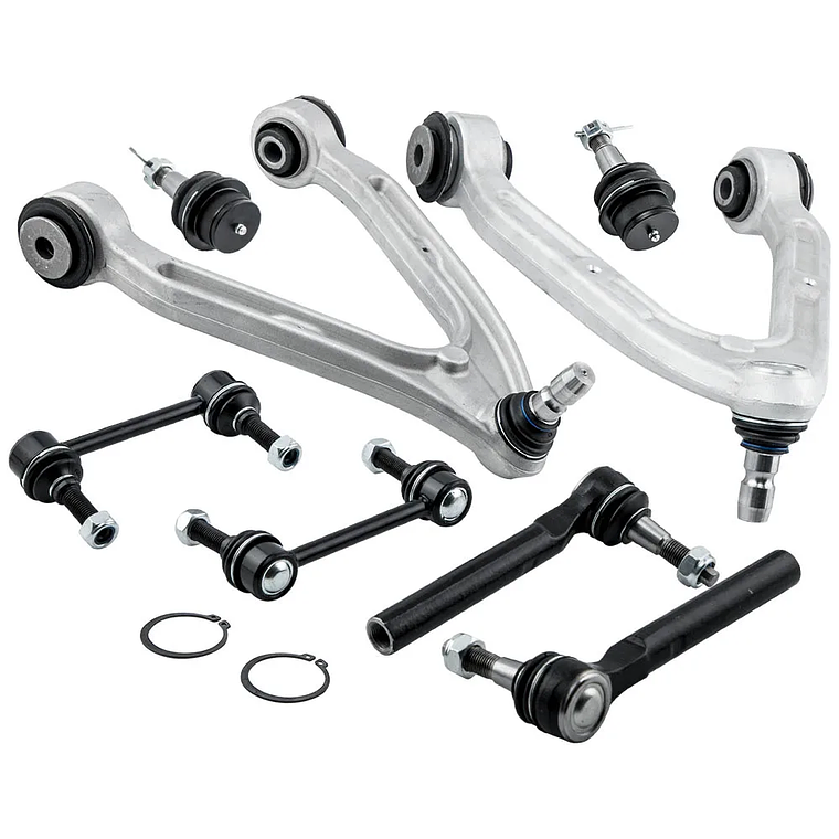 Steering Suspension Kit Front Control Arm Set Tie Rod Sway Bar for Hummer H3 4