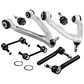 Steering Suspension Kit Front Control Arm Set Tie Rod Sway Bar for Hummer H3 - Miniatura 4