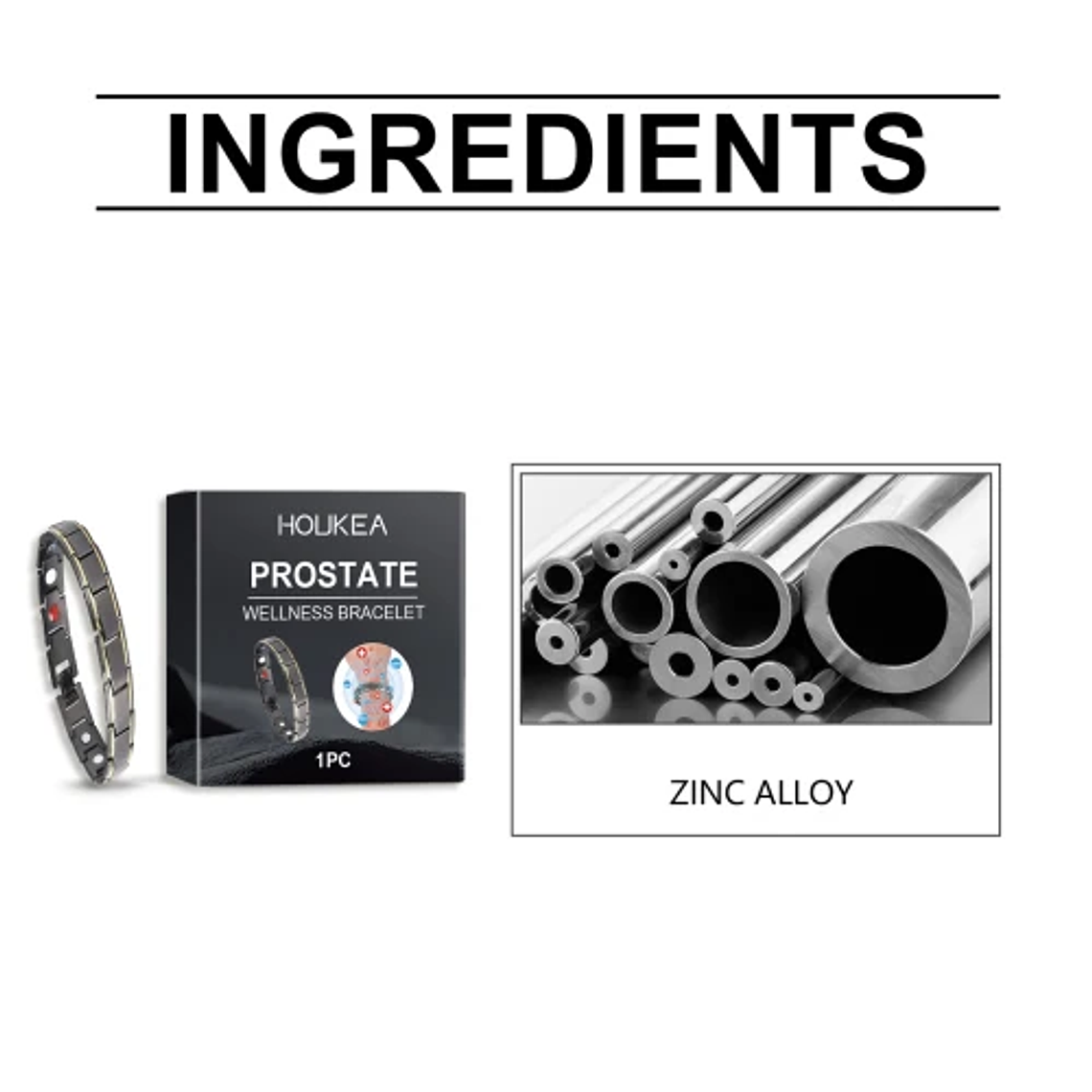 Houkea Men's  Portable Band Care Daily Body Exercise Bracelet 4