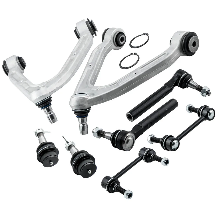 Steering Suspension Kit Front Control Arm Set Tie Rod Sway Bar for Hummer H3 5