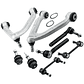 Steering Suspension Kit Front Control Arm Set Tie Rod Sway Bar for Hummer H3 - Miniatura 5