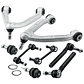 Steering Suspension Kit Front Control Arm Set Tie Rod Sway Bar for Hummer H3 - Miniatura 6