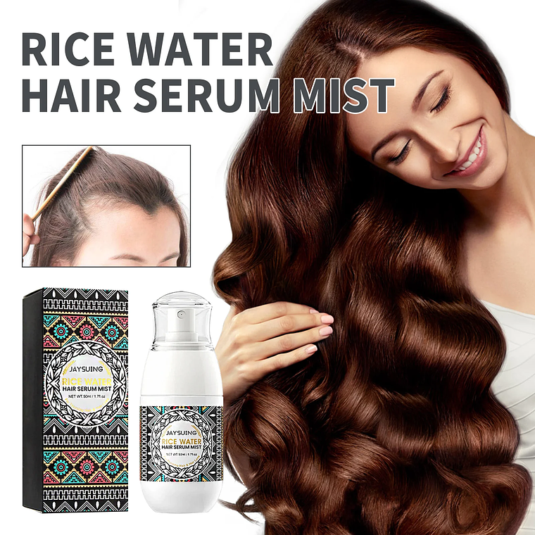 Jaysuing Moisturizing Scalp Hair Treatment Spray Rice Water Formula for Smoothing and Strengthening Hair 2