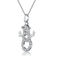 TD Collette Z Sterling Silver Fashion Pendant Necklace with Cubic Zirconia Snowman - Miniatura 2