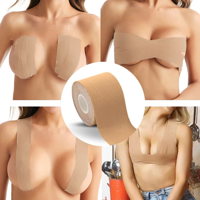 West Month Boob Tape  Non-Trace Anti-Sagging External Expansion Chest Stretch Tape 3