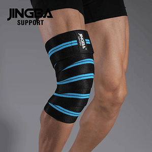 1 Uds. Correas presurizadas para Fitness gimnasio levantamiento de pesas sentadillas entrenamiento vendajes elásticos envolturas de compresión para piernas y rodillas