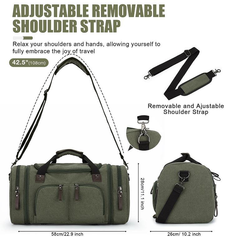 Bolsa de entrenamiento de alta capacidad para hombre, bolso deportivo de Fitness, impermeable, expandible, ideal para ir al gimnasio, viajar durante la noche, fin de semana 6