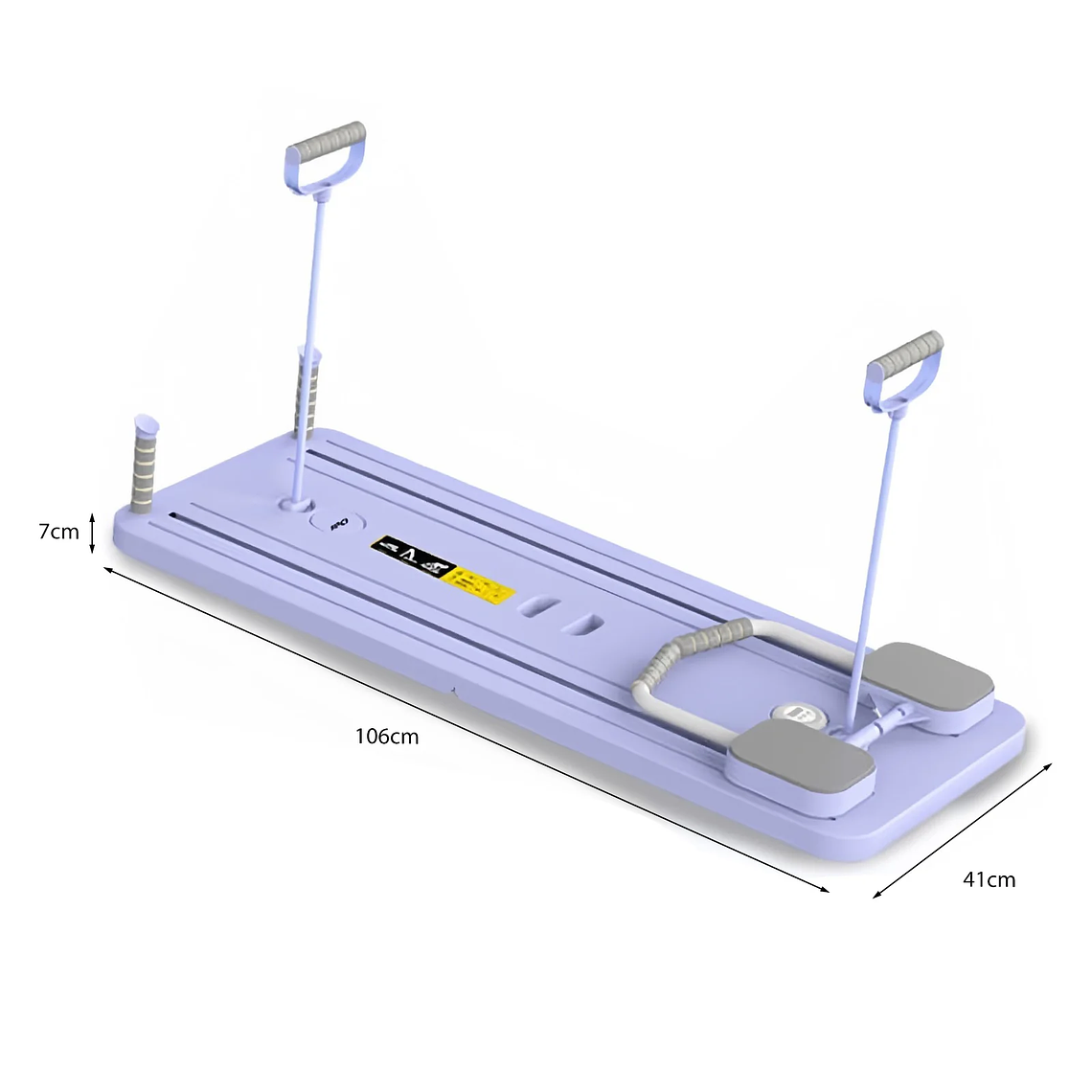 Tabla de ejercicios multifuncional, tabla Abdominal, placa de realce, tabla de Pilates, tabla Ab, reformador, equipo de entrenamiento central de Fitness 6