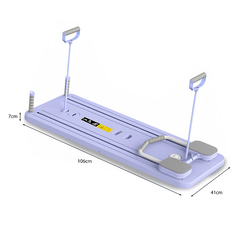 Tabla de ejercicios multifuncional, tabla Abdominal, placa de realce, tabla de Pilates, tabla Ab, reformador, equipo de entrenamiento central de Fitness 6