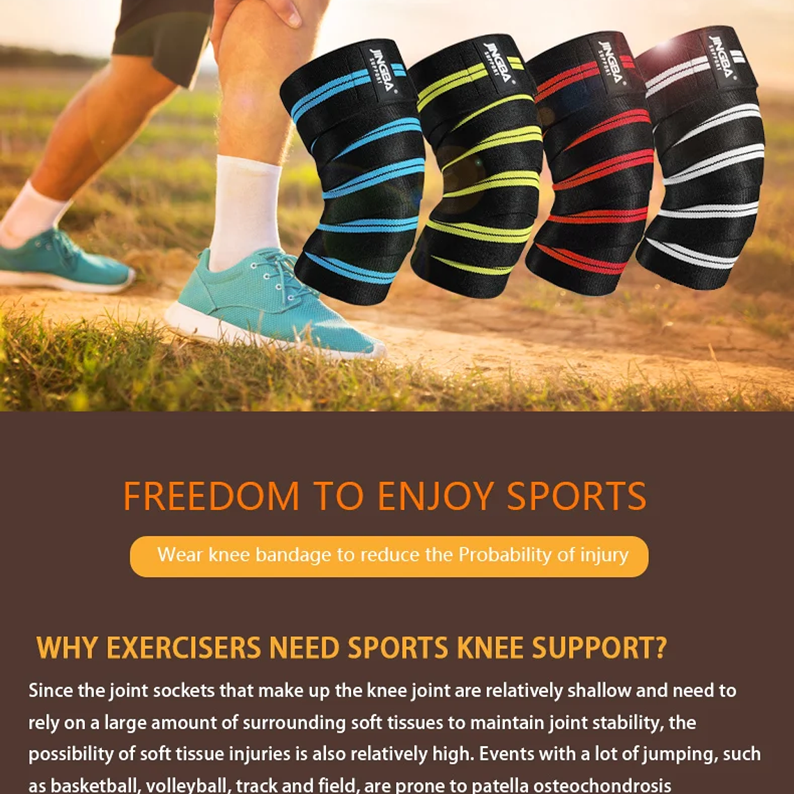 1 Uds. Correas presurizadas para Fitness gimnasio levantamiento de pesas sentadillas entrenamiento vendajes elásticos envolturas de compresión para piernas y rodillas 12