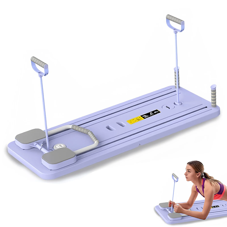 Tabla de ejercicios multifuncional, tabla Abdominal, placa de realce, tabla de Pilates, tabla Ab, reformador, equipo de entrenamiento central de Fitness 7