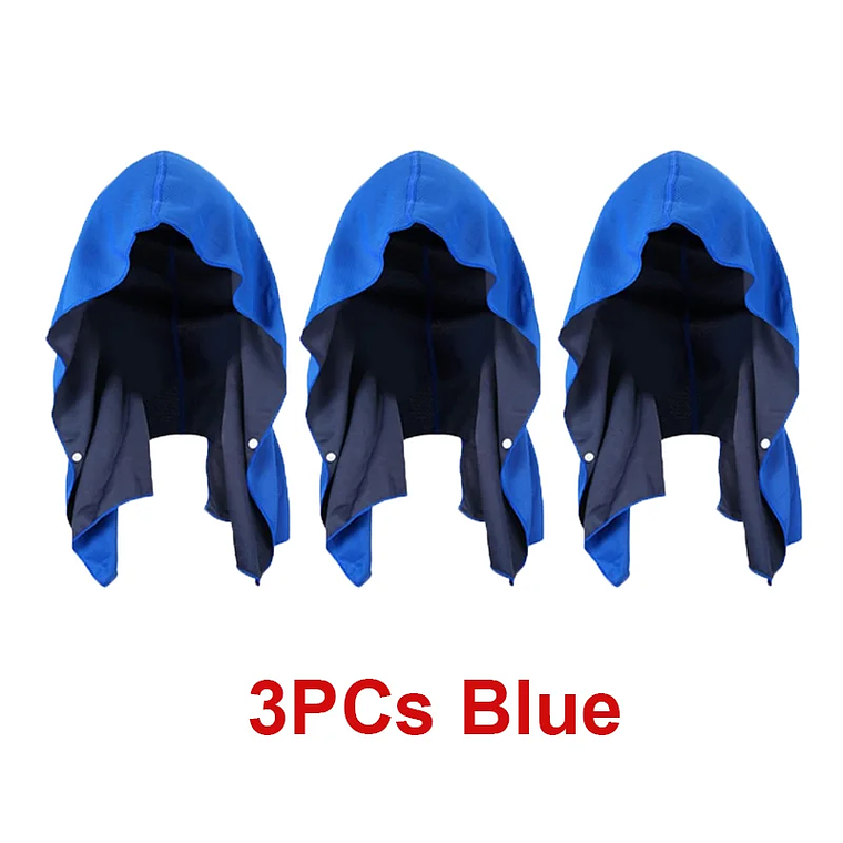 Toalla con capucha refrescante: toalla con capucha, tecnología de enfriamiento evaporativo, enfría al instante al mojado, ideal para deportes, fitness, gimnasio 14