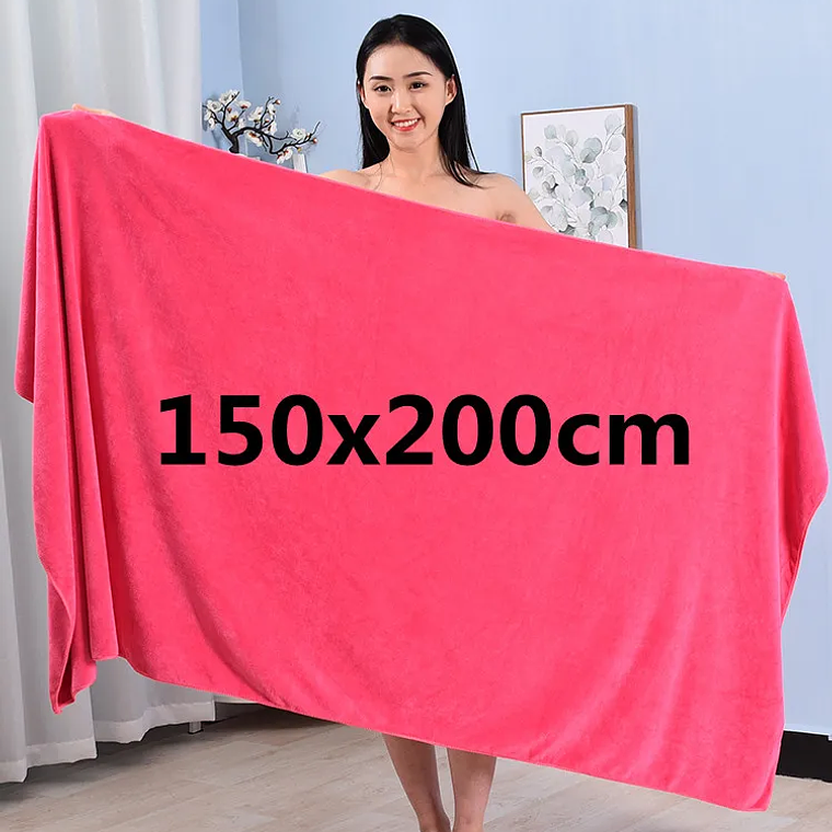 Toalla de baño de microfibra aumentada y fina para fitness, toalla súper suave para viajes y acampadas, toalla para deportes de natación súper absorbente 20