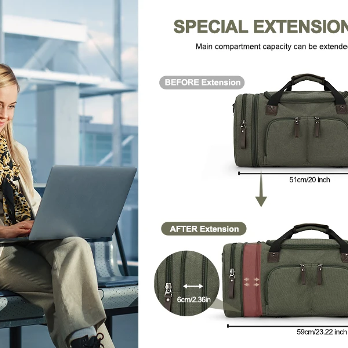 Bolsa de entrenamiento de alta capacidad para hombre, bolso deportivo de Fitness, impermeable, expandible, ideal para ir al gimnasio, viajar durante la noche, fin de semana 16