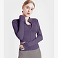 Chaqueta nueva para mujer, ropa de Yoga, abrigo para mujer, redondo, elástico alto, ejercicio, Yoga, Fitness, manga larga, cuello levantado, Tops de Yoga finos - Miniatura 56