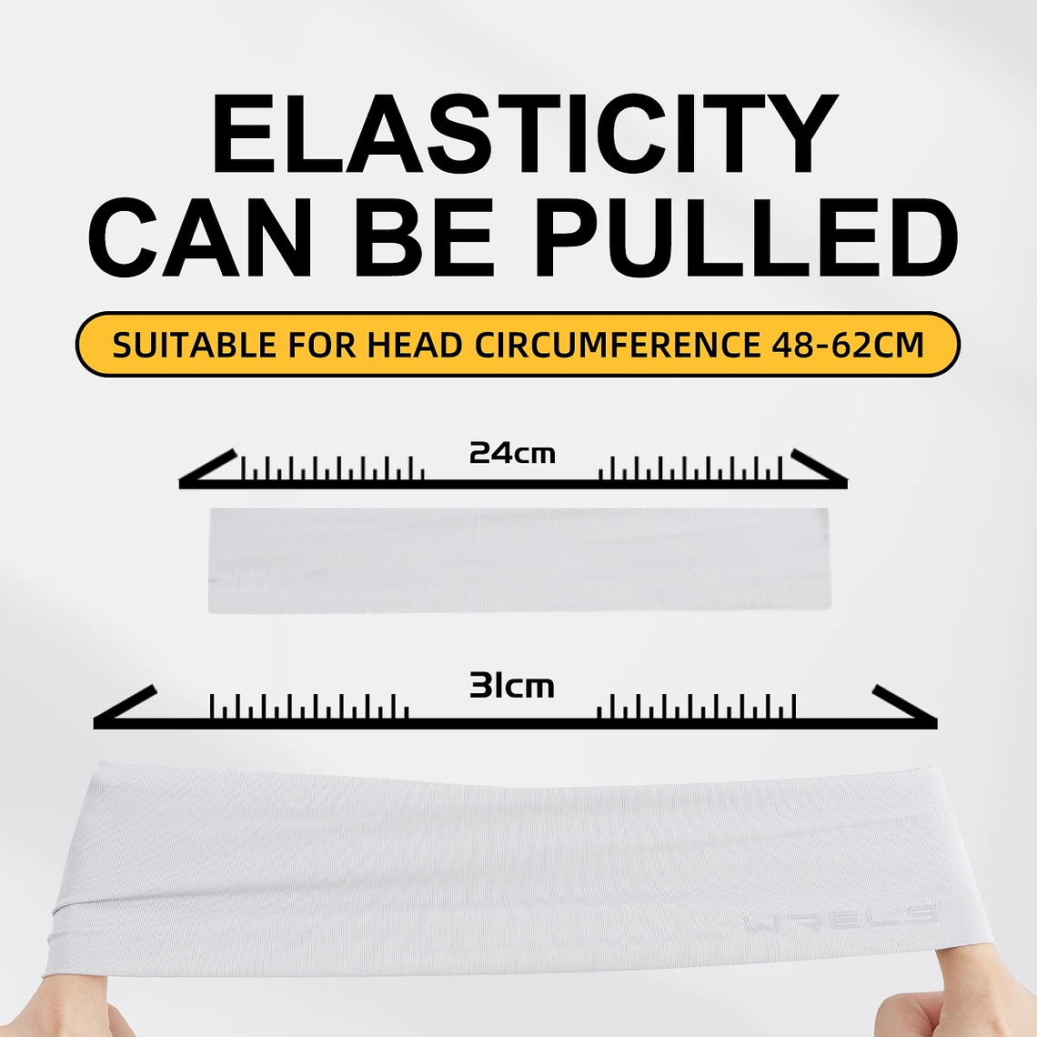 Diadema para ciclismo, diadema elástica antideslizante para Fitness, banda para el sudor que absorbe la humedad, gorros elásticos para entrenamiento atlético para hombres y mujeres 4