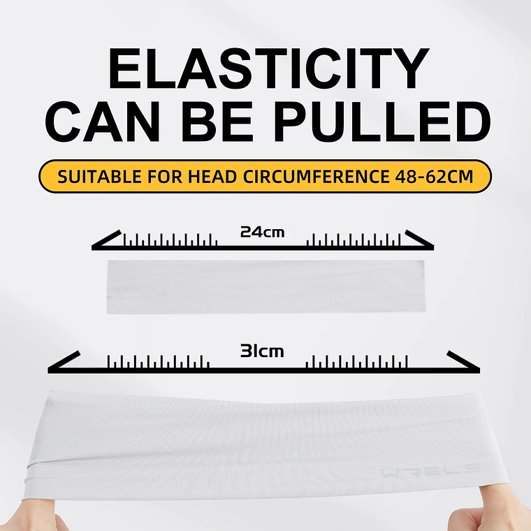 Diadema para ciclismo, diadema elástica antideslizante para Fitness, banda para el sudor que absorbe la humedad, gorros elásticos para entrenamiento atlético para hombres y mujeres 4