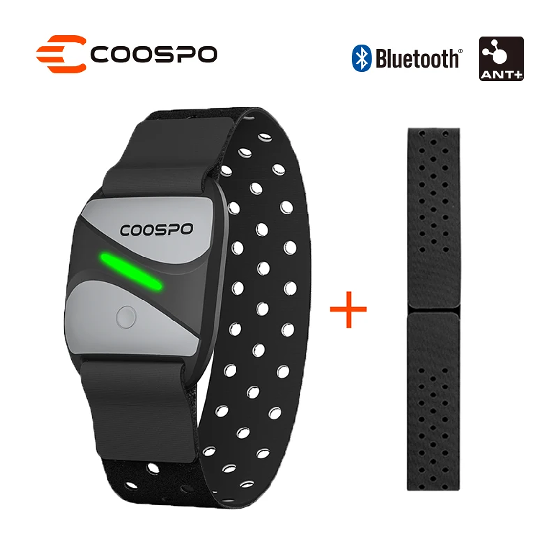 COOSPO-Monitor de ritmo cardíaco HW807 HRV, brazalete óptico para exteriores, Sensor de Fitness, Bluetooth 5,0, ANT +, IP67, correr, ciclismo, Wahoo 1
