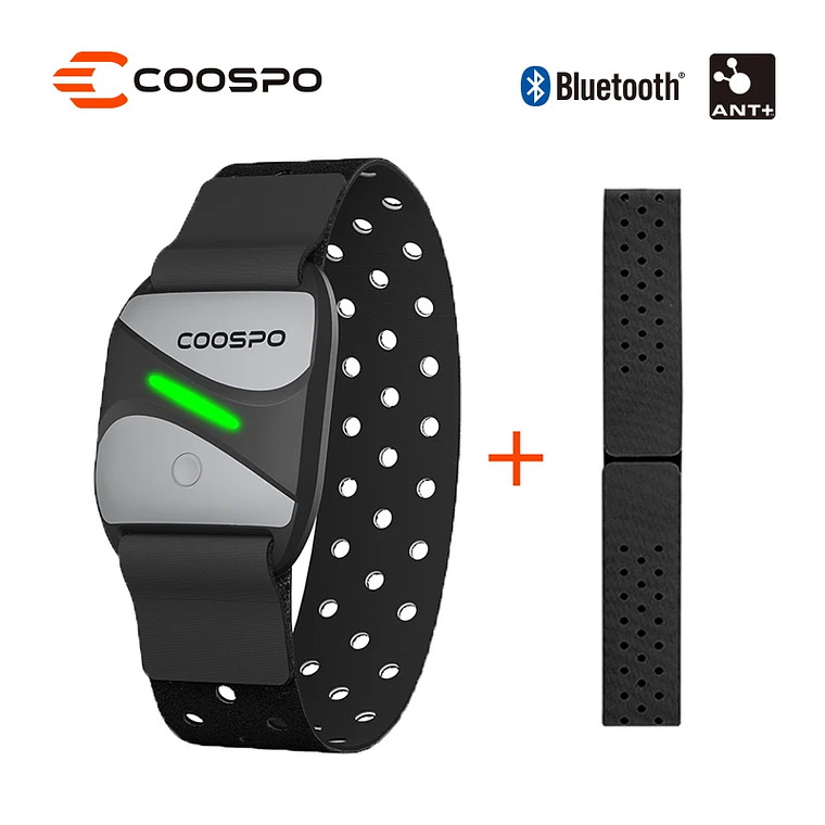 COOSPO-Monitor de ritmo cardíaco HW807 HRV, brazalete óptico para exteriores, Sensor de Fitness, Bluetooth 5,0, ANT +, IP67, correr, ciclismo, Wahoo 1