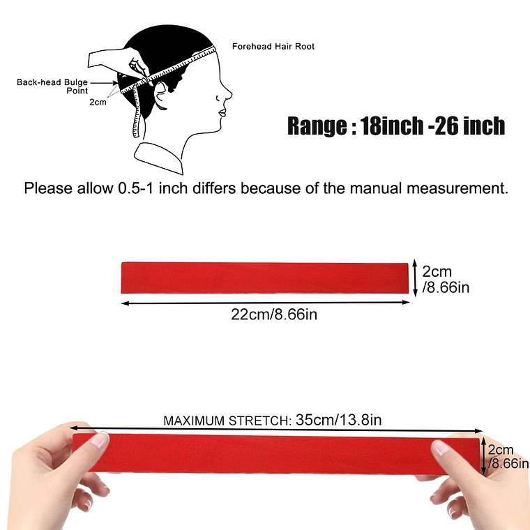 BraceTop-Diadema deportiva de 20 colores, bandas para el cabello para Yoga, banda elástica antideslizante para correr y Fitness, accesorios para el cabello de fútbol para mujeres y hombres 5