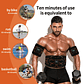 Cinturón Tonificador Abdominal, Estimulador Muscular EMS, Entrenador de Abdominales, Tonificador Muscular, Carga USB, Moldea el Cuerpo, Pierde Peso, Quema Grasa, Fitness Unisex - Thumbnail 4